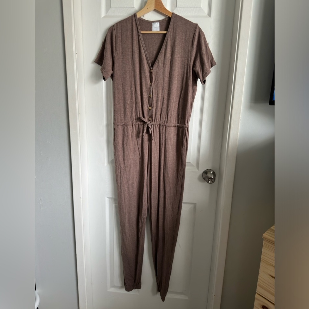 Tiny button apparel jumpsuit